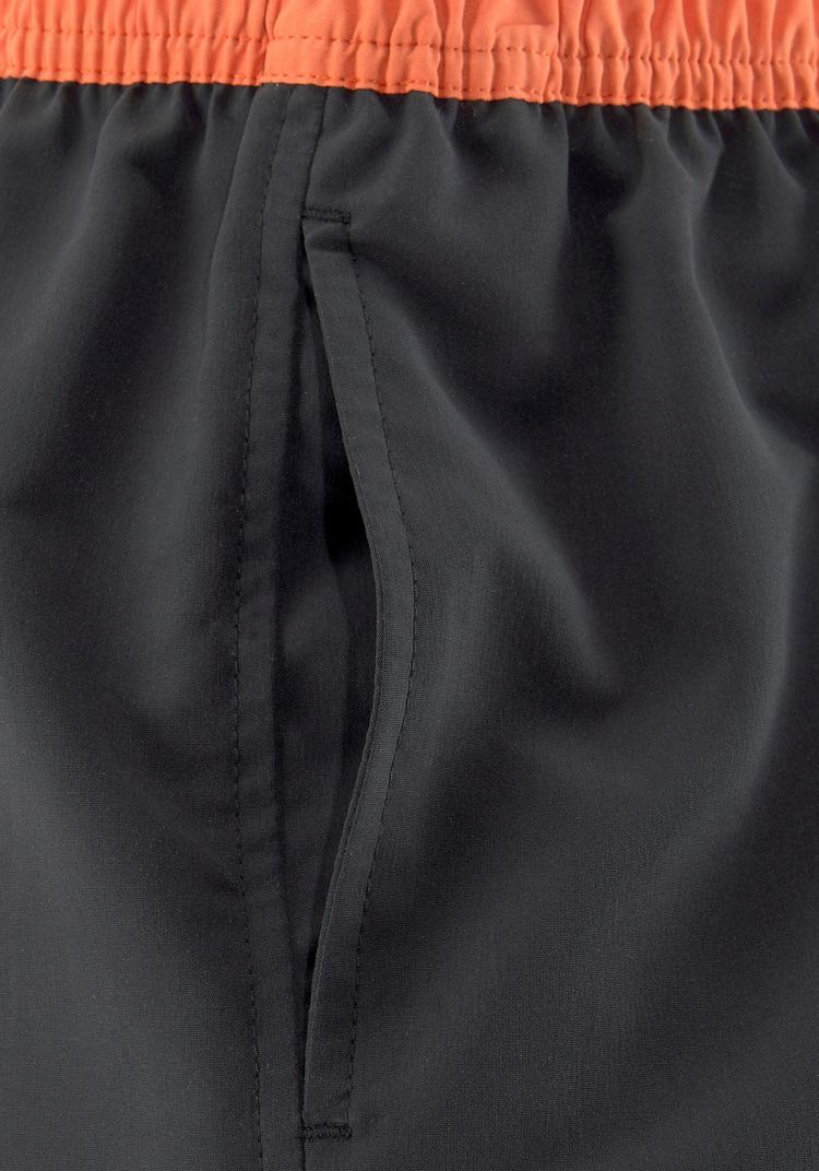 KangaROOS KangaROOS Badeshorts Badehose Herren - schwarz-orange - 1 | SportScheck