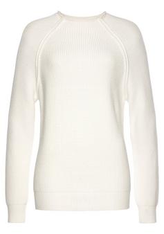 Lascana Stehkragenpullover Rollkragenpullover Damen wollweiß