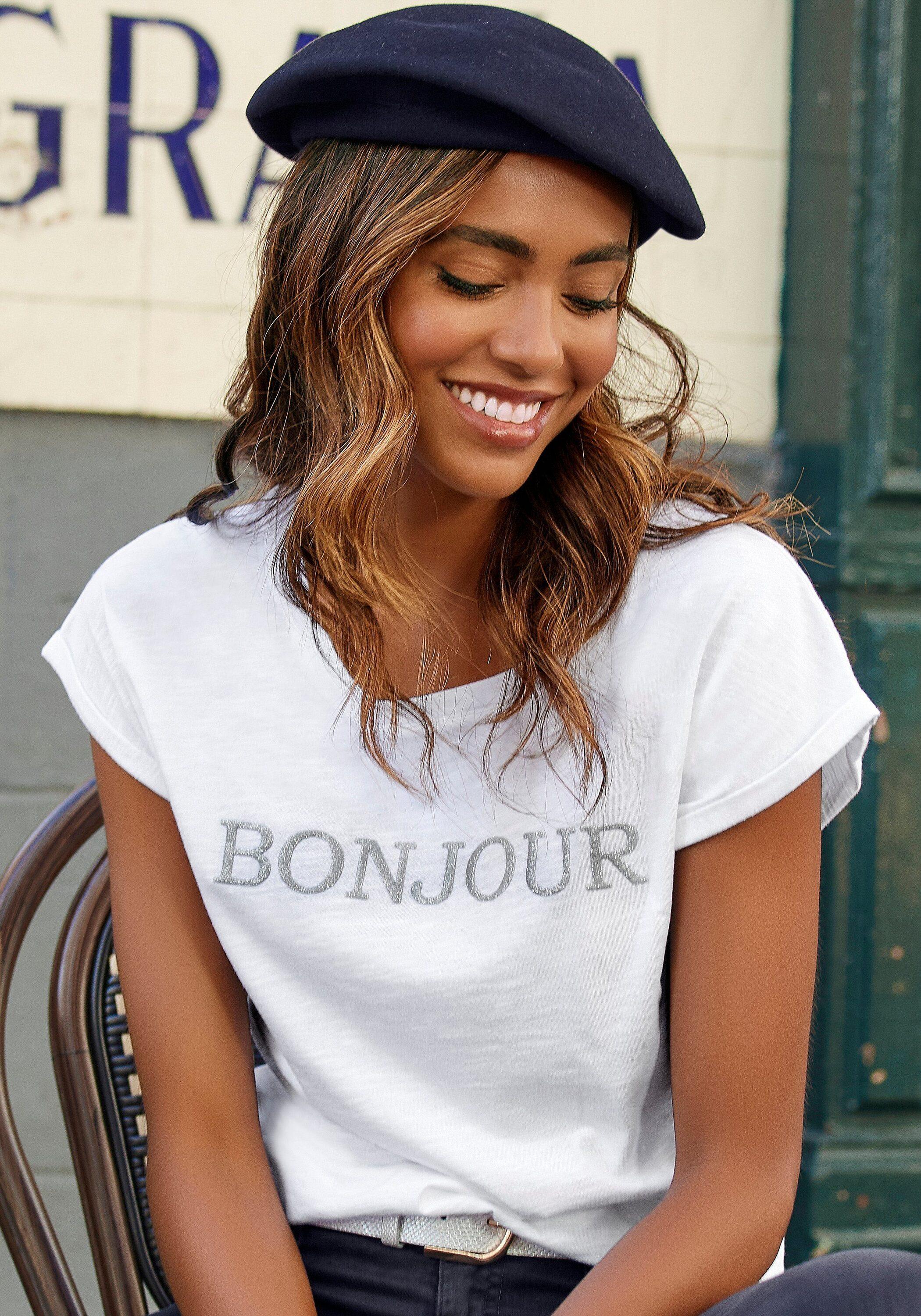 Vivance T-Shirt Online von Shop im kaufen Damen weiß SportScheck