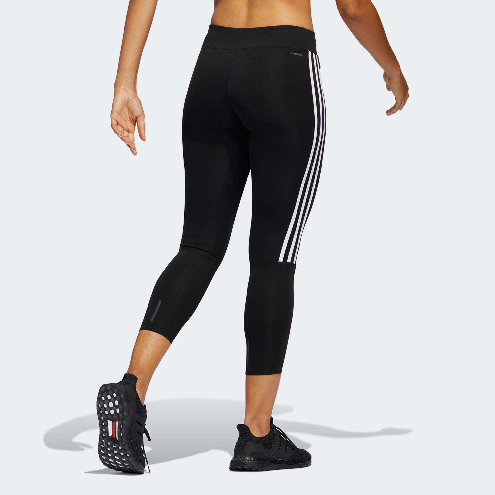 Adidas RUNNING RESPONSE CLIMALITE Lauftights Damen black white im Online Shop von SportScheck kaufen