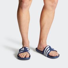 Rückansicht von adidas ADISSAGE Badelatschen dkblue-ftwwht-dkblue