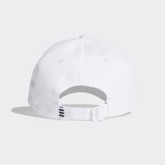 Rückansicht von adidas Twill Cap white-black-black