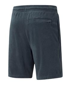 Rückansicht von PUMA Classics Toweling 8Inch Short Mehrfarbig Sweathose Herren blau