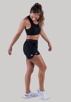 Rückansicht von CLN Athletics Unlimited Funktionsshorts Damen Black