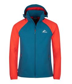 Westfjord Skogar XT Softshelljacke Herren Petrolblau/Rot