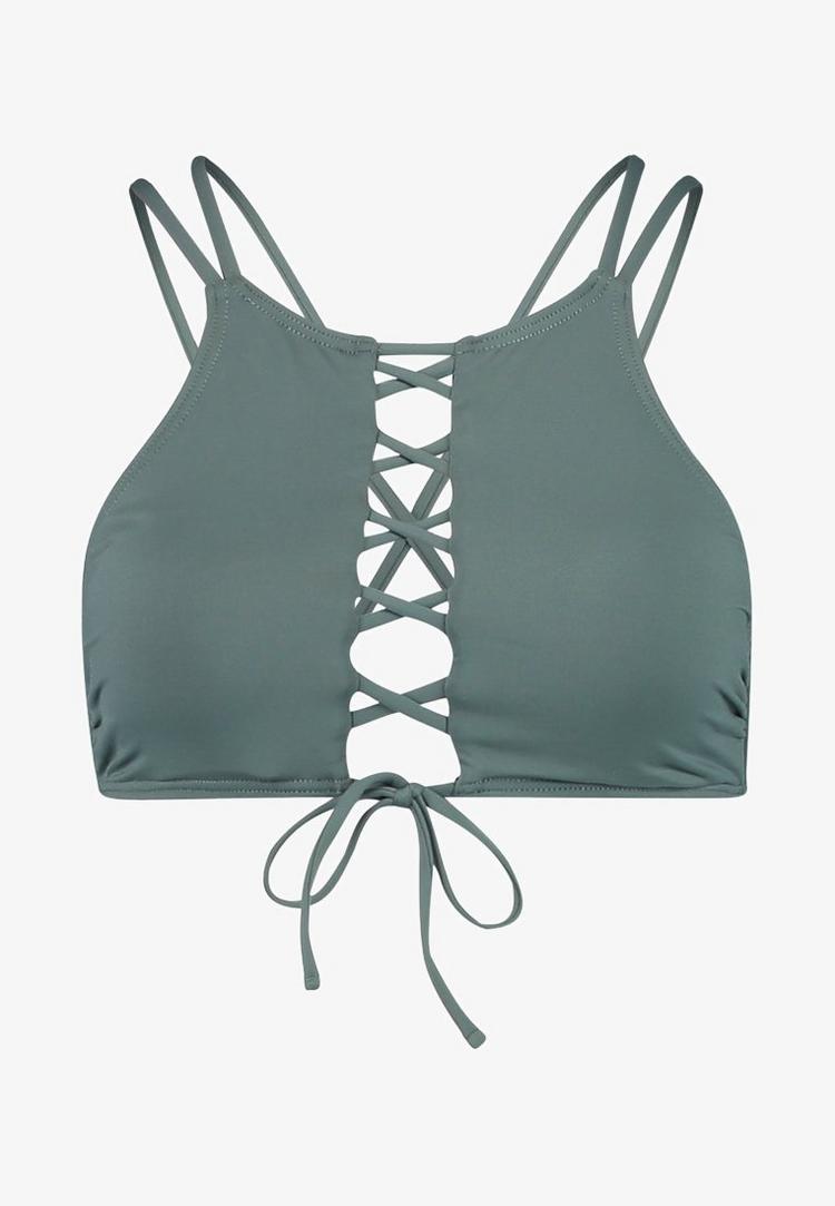 Bench Bench Bustier-Bikini-Top Bikini Oberteil Damen - oliv - 2 | SportScheck