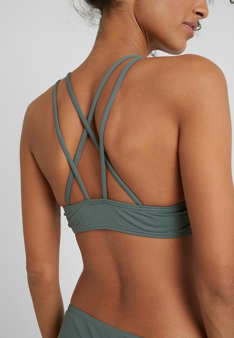 Bench Bench Bustier-Bikini-Top Bikini Oberteil Damen - oliv - 3 | SportScheck