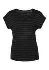 Vivance Rundhalsshirt T-Shirt Damen - schwarz