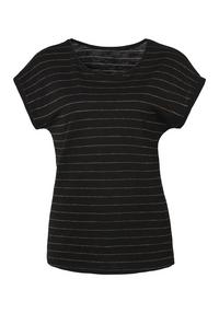 Vivance Rundhalsshirt T-Shirt Damen - schwarz