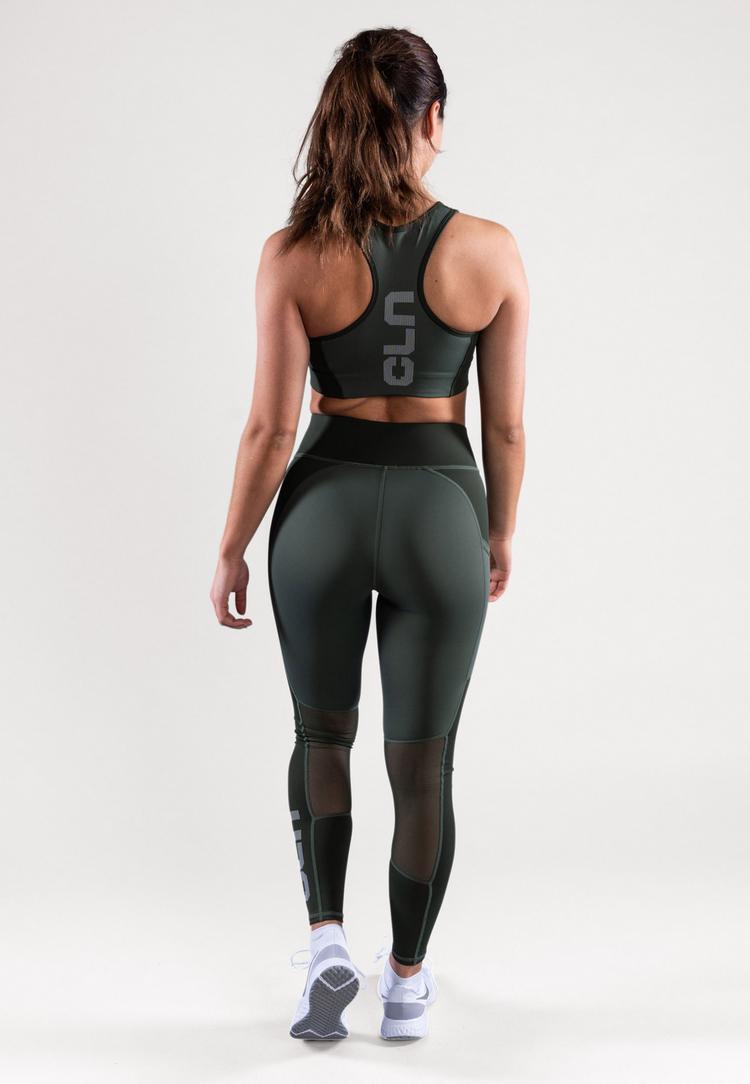 CLN Athletics CLN Athletics Freedom Tights Damen - Moss green - 4 | SportScheck