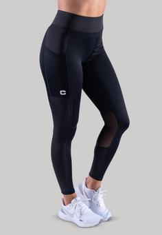 Rückansicht von CLN Athletics Freedom Tights Damen charcoal