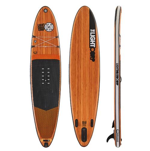 Rückansicht von Light MFT  Freeride Set 10'8" SUP Board braun