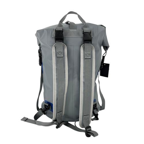 Rückansicht von Light Rucksack Waterproof Backpack 30L Daypack grau