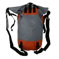 Rückansicht von Light Waterproof Bag 20L Badetasche grau