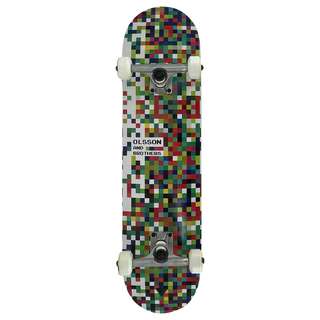 Miller Pixel 8" x 31,75" Skateboard-Komplettset bunt