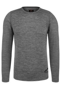 normani Outdoor Sports Merino Melbourne Langarmshirt Herren Grau