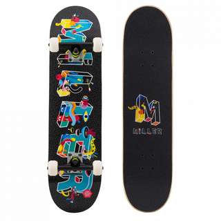 Miller Comunity 8" x 31,75" Skateboard-Komplettset schwarz