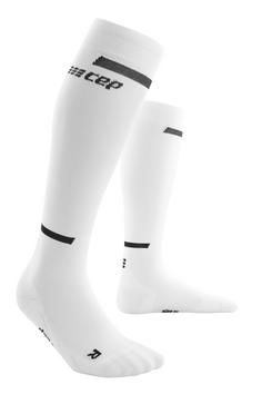 CEP THE RUN COMPRESSION SOCKS KNEE-HIGH Laufsocken Herren blue/off white