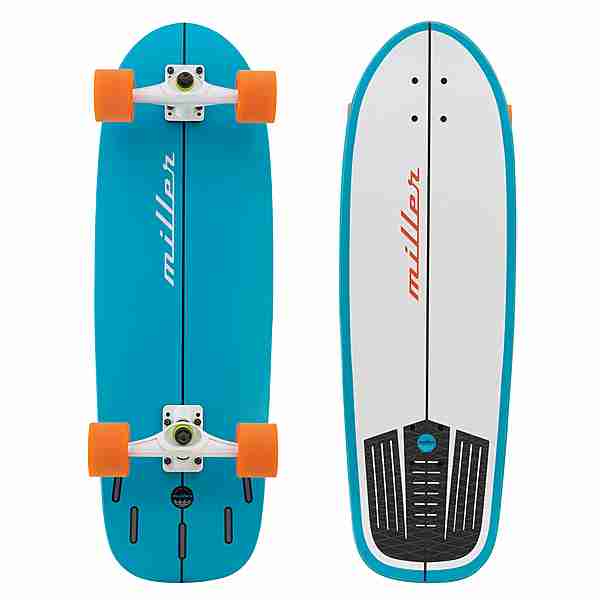 Miller Stocked 31,5" x 10" Skateboard-Komplettset blau