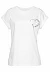 Lascana T-Shirt T-Shirt Damen - wei&szlig;