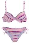VENICE BEACH B&uuml;gel-Bikini Bikini Set Damen - lachs-bedruckt