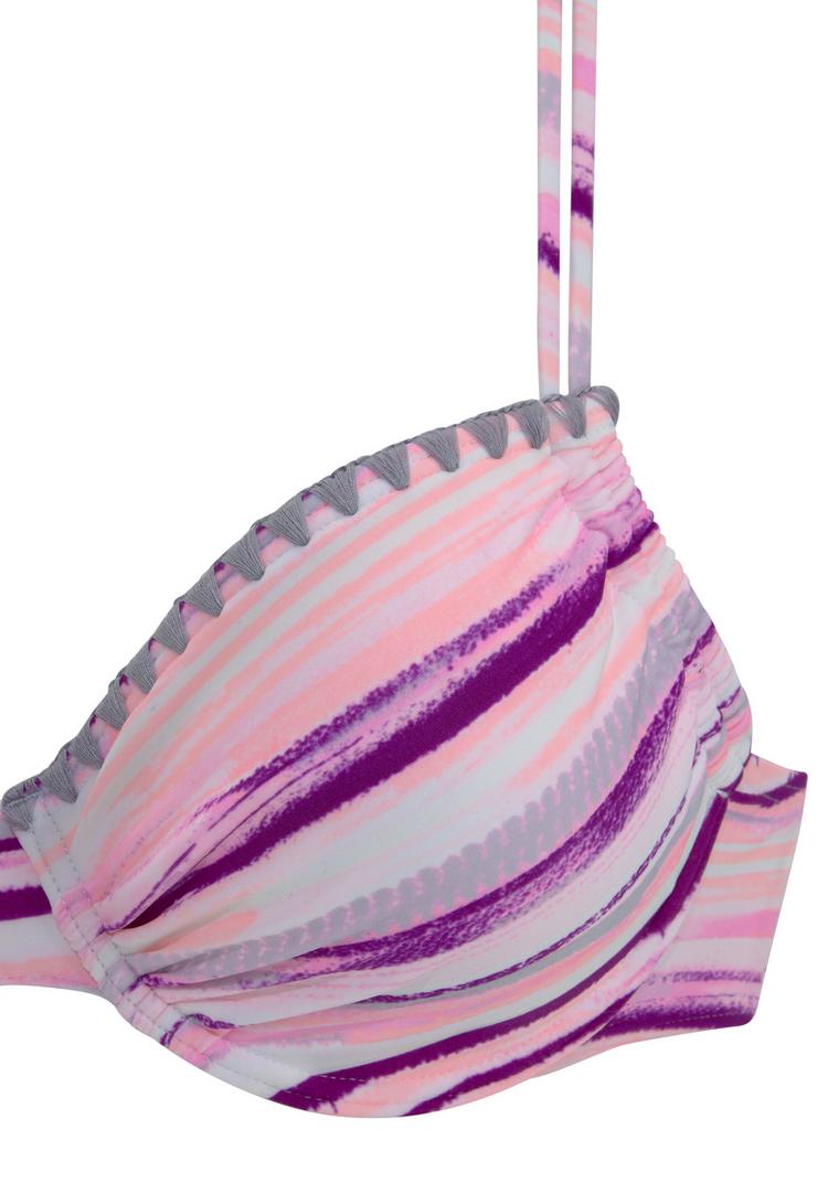 VENICE BEACH VENICE BEACH B&uuml;gel-Bikini Bikini Set Damen - lachs-bedruckt - 1 | SportScheck