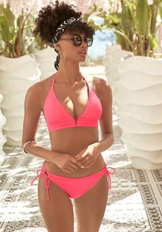 Rückansicht von Vivance Triangel-Bikini Bikini Set Damen koralle