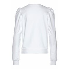 Rückansicht von Lascana Sweatshirt Sweatshirt Damen weiß