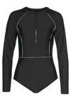 LASCANA Active Badeanzug Badeanzug Damen - schwarz