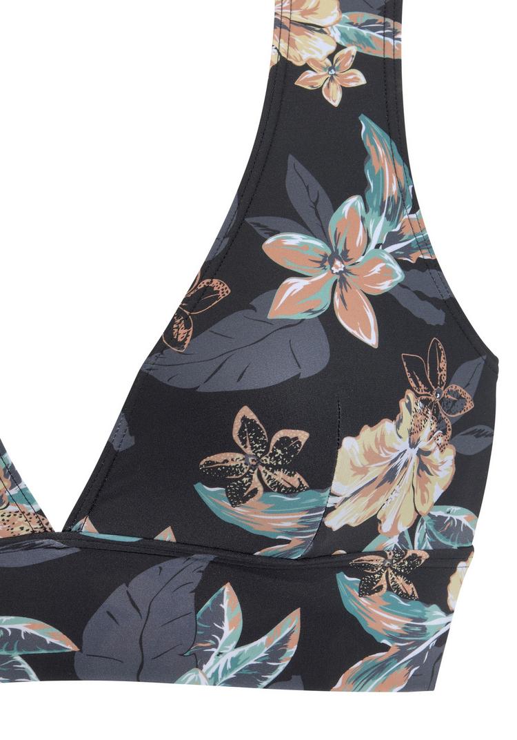 VENICE BEACH VENICE BEACH Triangel-Bikini-Top Bikini Oberteil Damen - schwarz-bedruckt - 0 | SportScheck