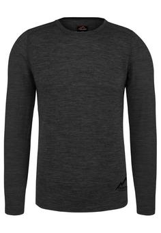 normani Outdoor Sports Merino Melbourne Langarmshirt Herren Anthrazit