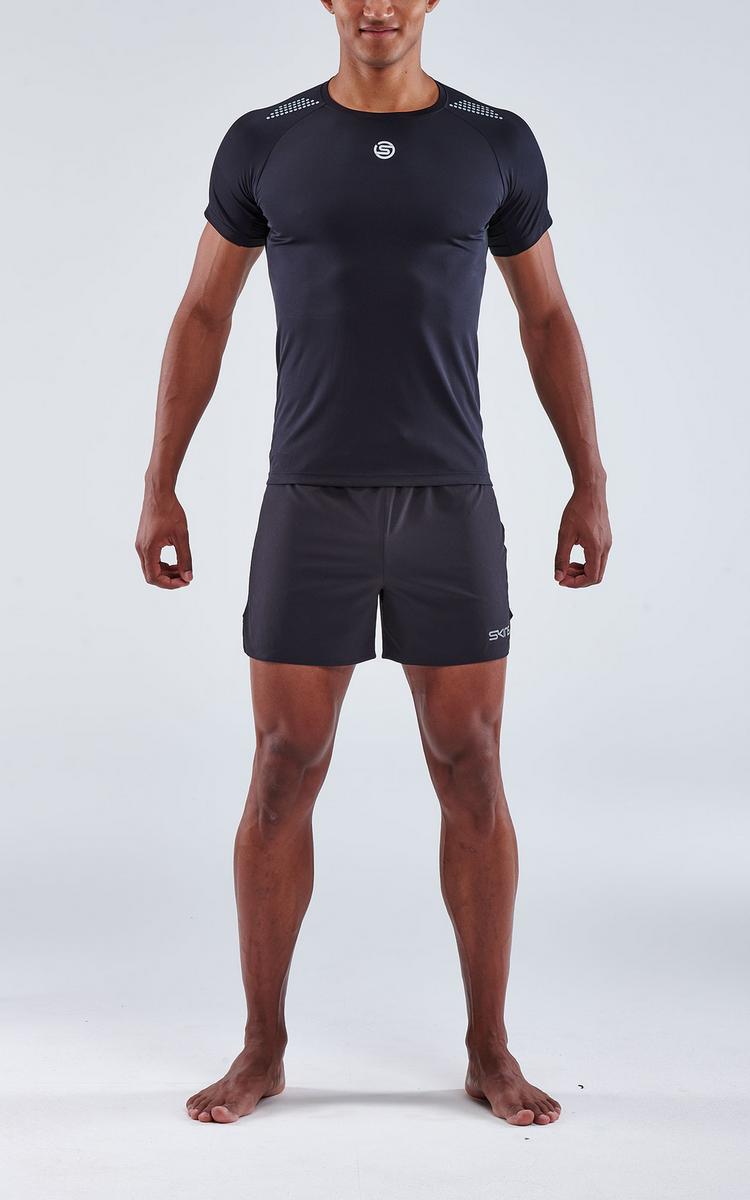Skins Skins S3 Short Sleeve Top Funktionsshirt Herren - black - 2 | SportScheck