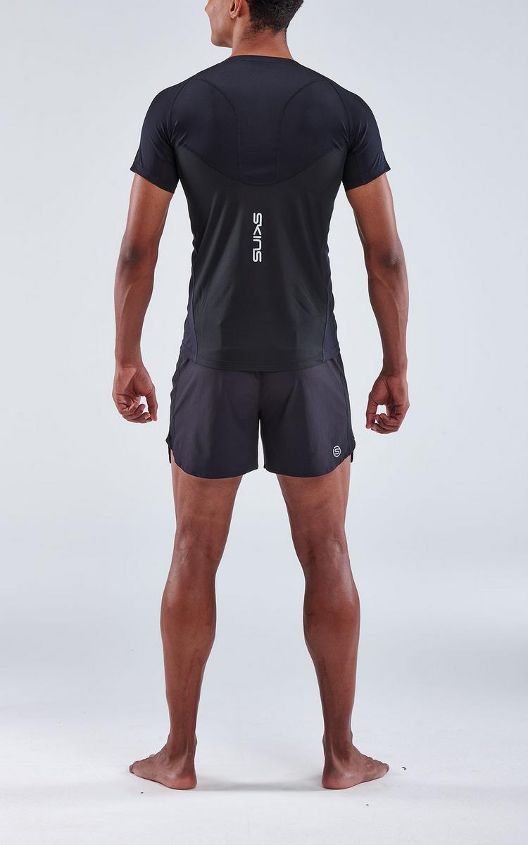Skins Skins S3 Short Sleeve Top Funktionsshirt Herren - black - 4 | SportScheck