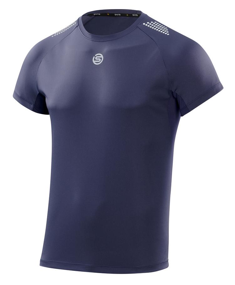 Skins Skins S3 Short Sleeve Top Funktionsshirt Herren - navy blue - 0 | SportScheck