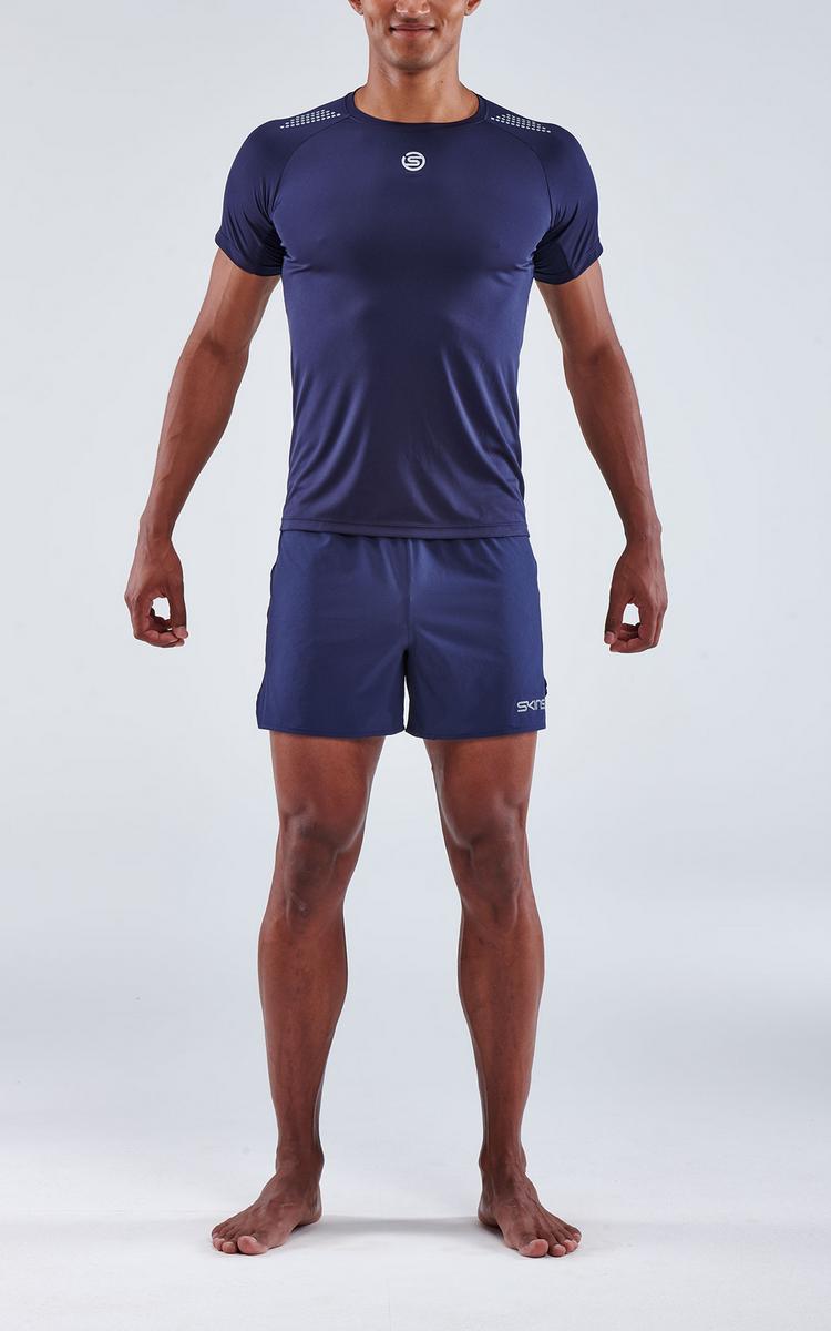 Skins Skins S3 Short Sleeve Top Funktionsshirt Herren - navy blue - 2 | SportScheck