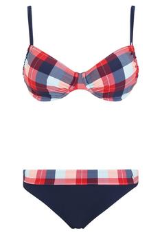 S.OLIVER B&uuml;gel-Bikini Bikini Set Damen marine-kariert