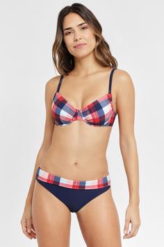 Rückansicht von S.OLIVER B&uuml;gel-Bikini Bikini Set Damen marine-kariert