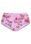 sunseeker Highwaist-Bikini-Hose Bikini Hose Damen - rosa-bedruckt