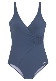 Lascana Badeanzug Badeanzug Damen rauchblau
