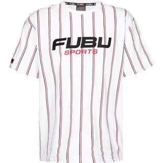 Fubu Corporate Sports Pinstripe T-Shirt Herren weiß