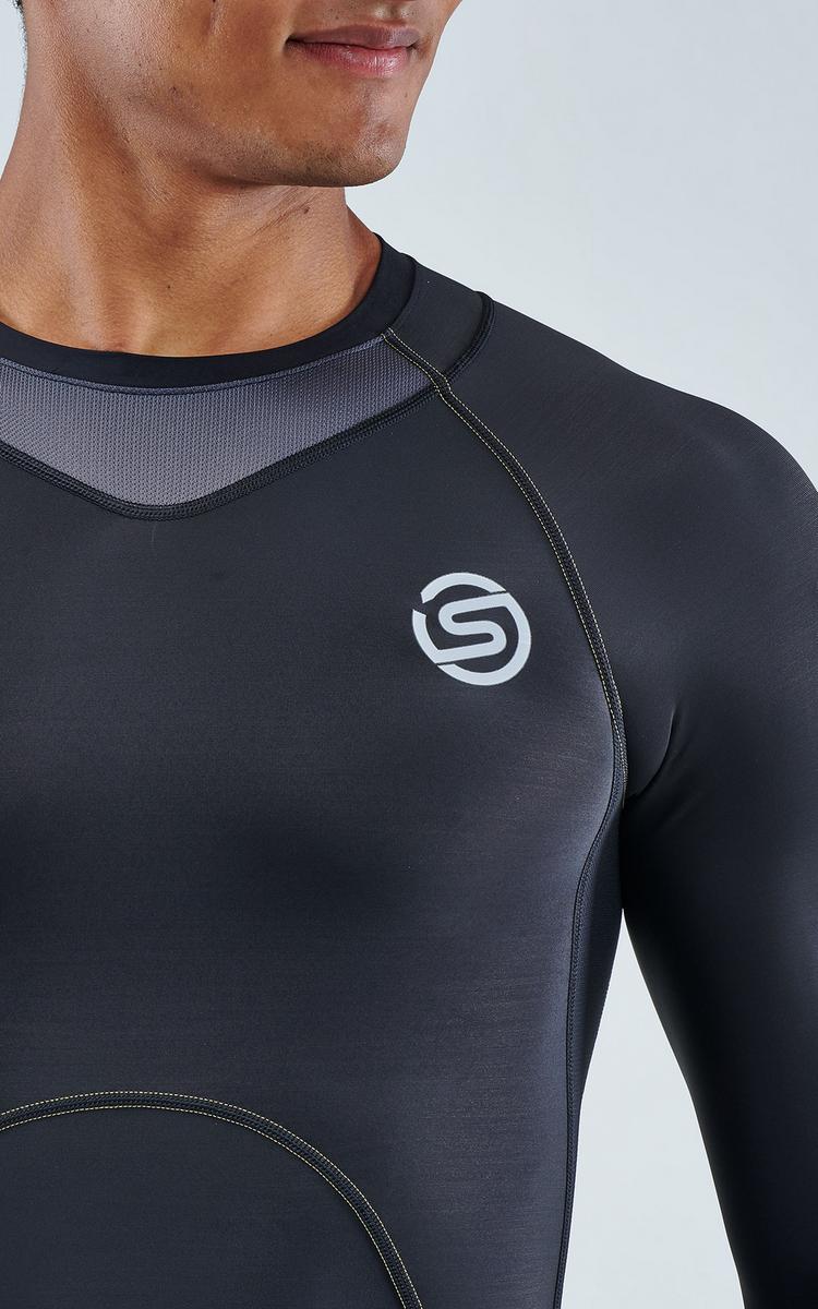 Skins Skins S3 Longsleeve Funktionsshirt Herren - black - 1 | SportScheck