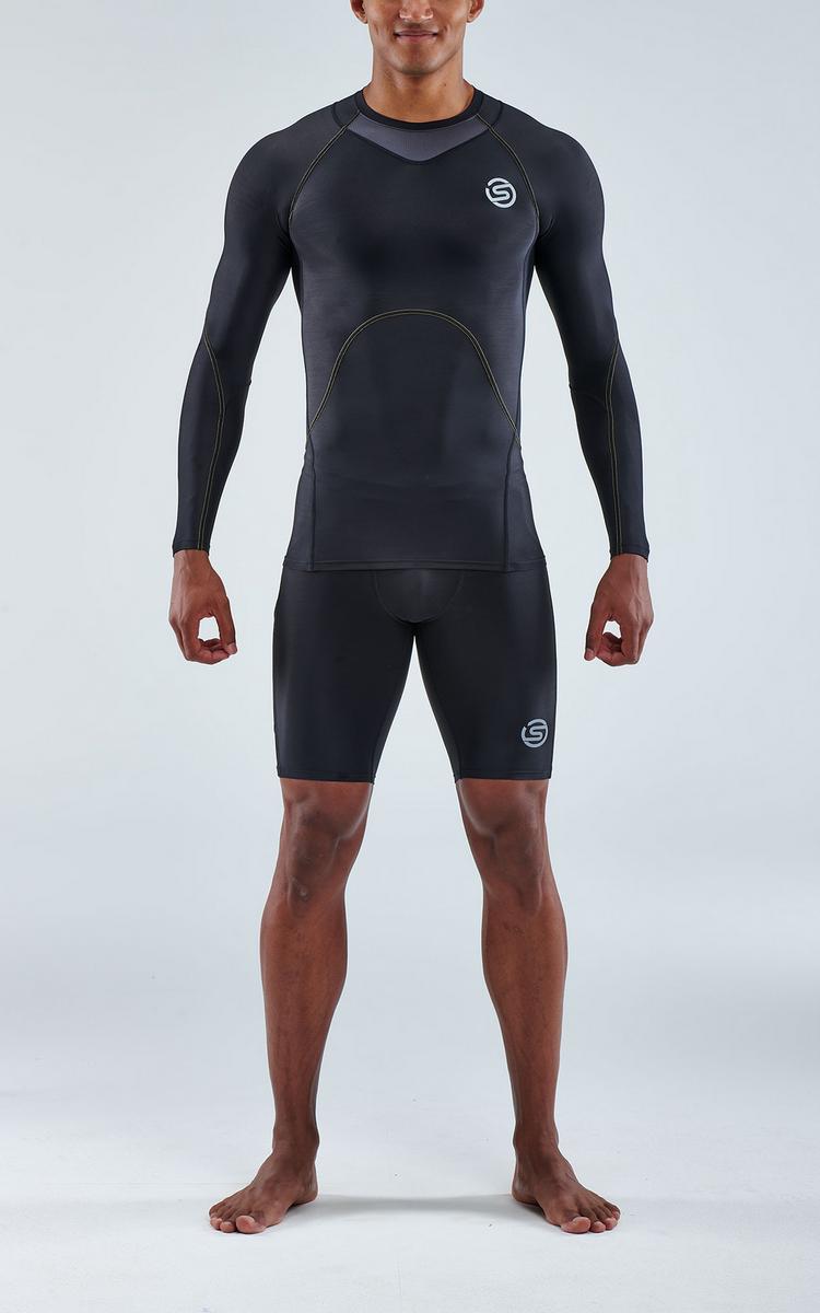 Skins Skins S3 Longsleeve Funktionsshirt Herren - black - 2 | SportScheck