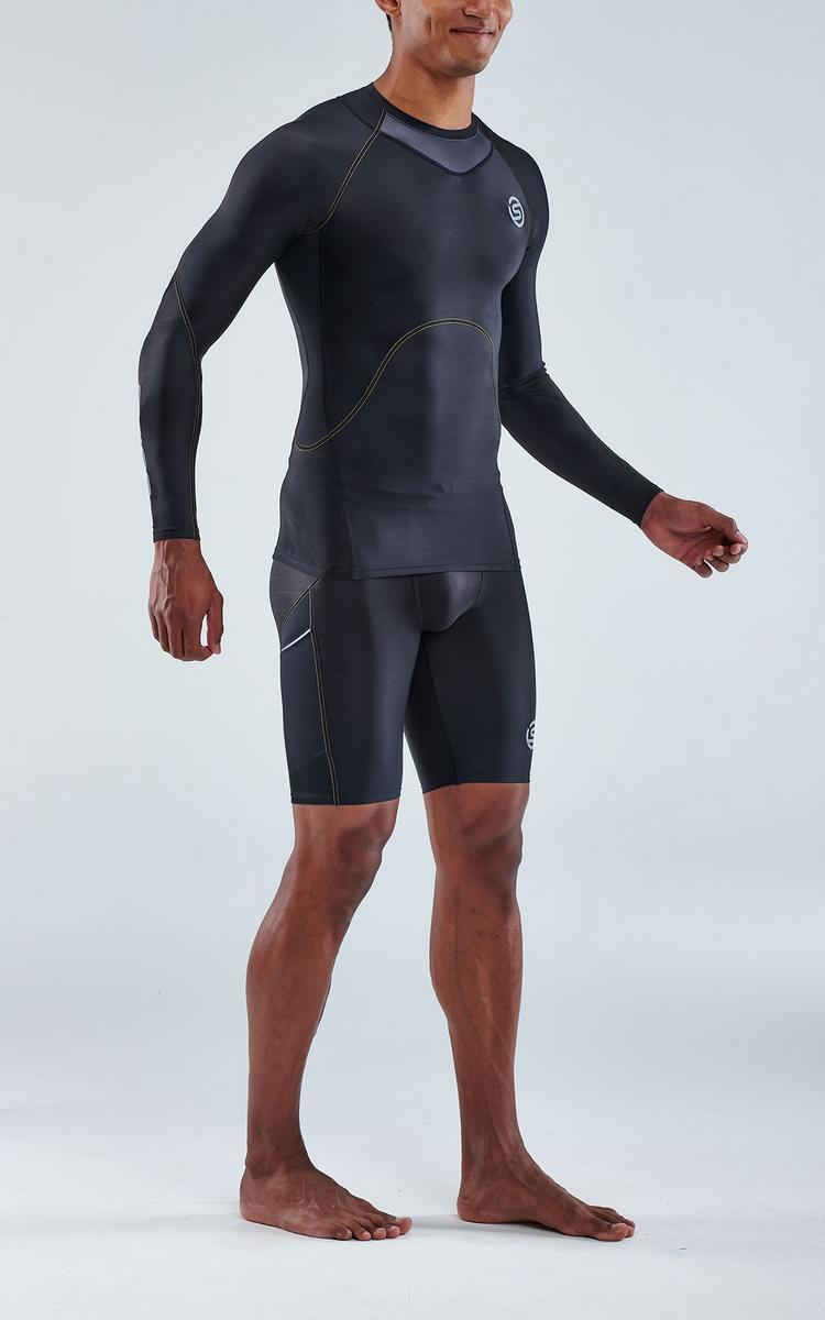 Skins Skins S3 Longsleeve Funktionsshirt Herren - black - 4 | SportScheck