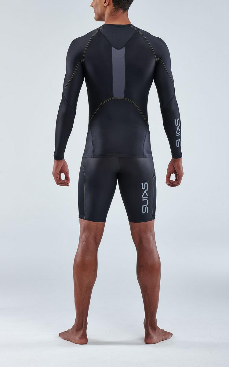 Skins Skins S3 Longsleeve Funktionsshirt Herren - black - 5 | SportScheck