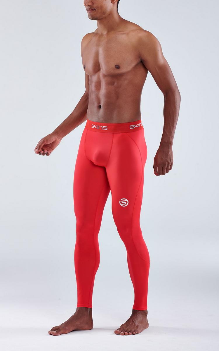 Skins Skins S1 Long Tights Tights Herren - red - 2 | SportScheck