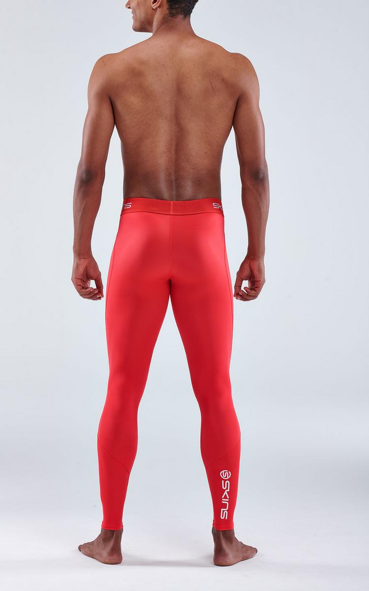 Skins Skins S1 Long Tights Tights Herren - red - 4 | SportScheck