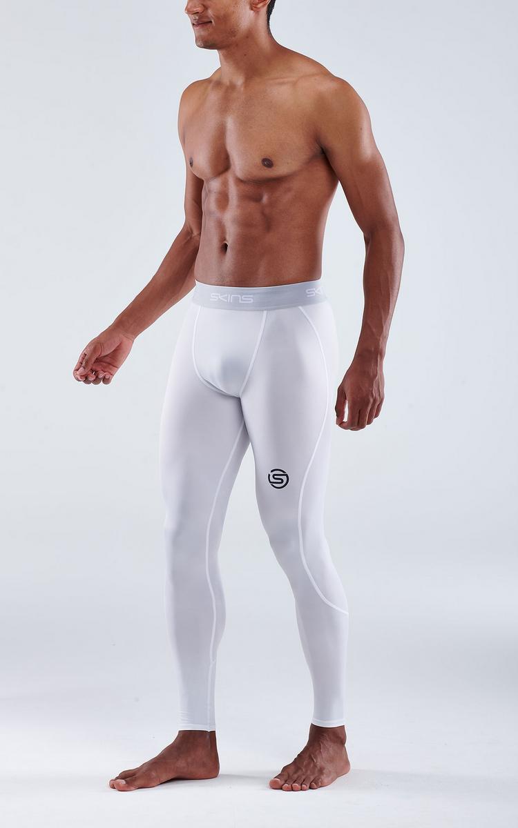 Skins Skins S1 Long Tights Tights Herren - white - 2 | SportScheck
