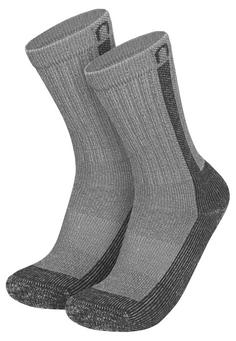 normani Merino Nowra Wandersocken Schwarz/Anthrazit