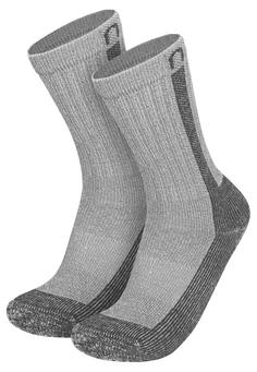 normani Merino Nowra Wandersocken Grau/Dunkelgrau