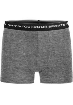 normani Outdoor Sports Merino Adelaide Boxershorts Herren Grau